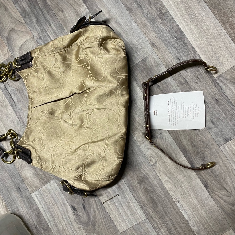 Vintage Coach Monogram Shoulder bag